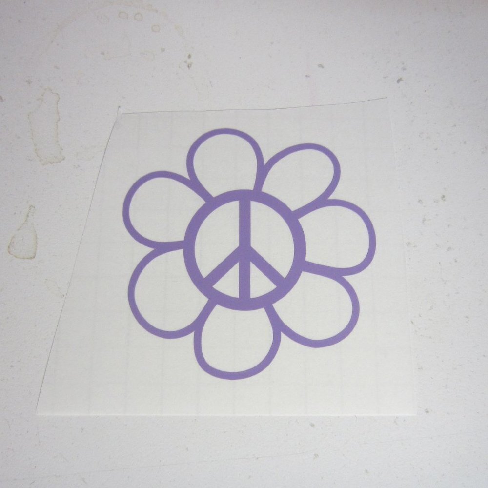 Pace Daisy Light Purple Decal Sticker